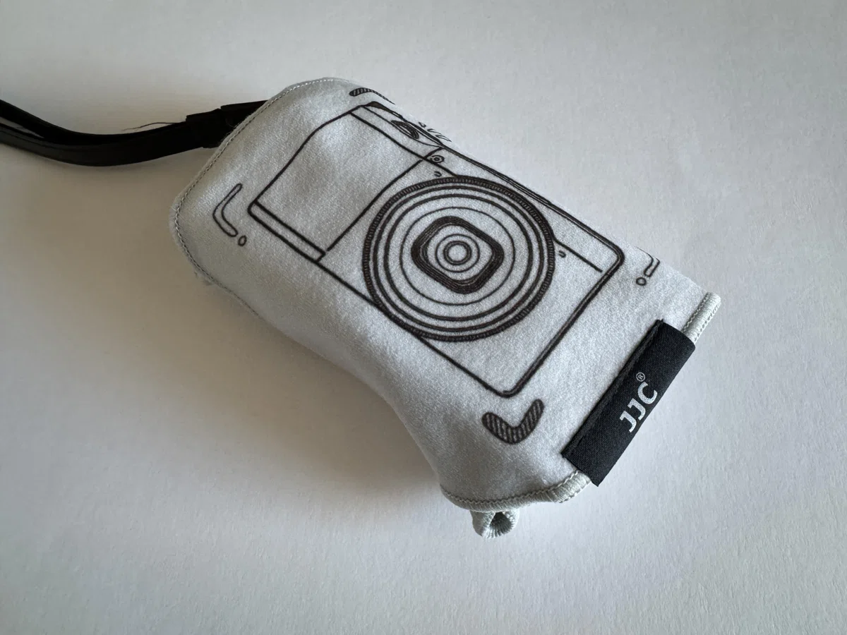 Ricoh GR IV completely wrapped in the JJC Protective Wrap